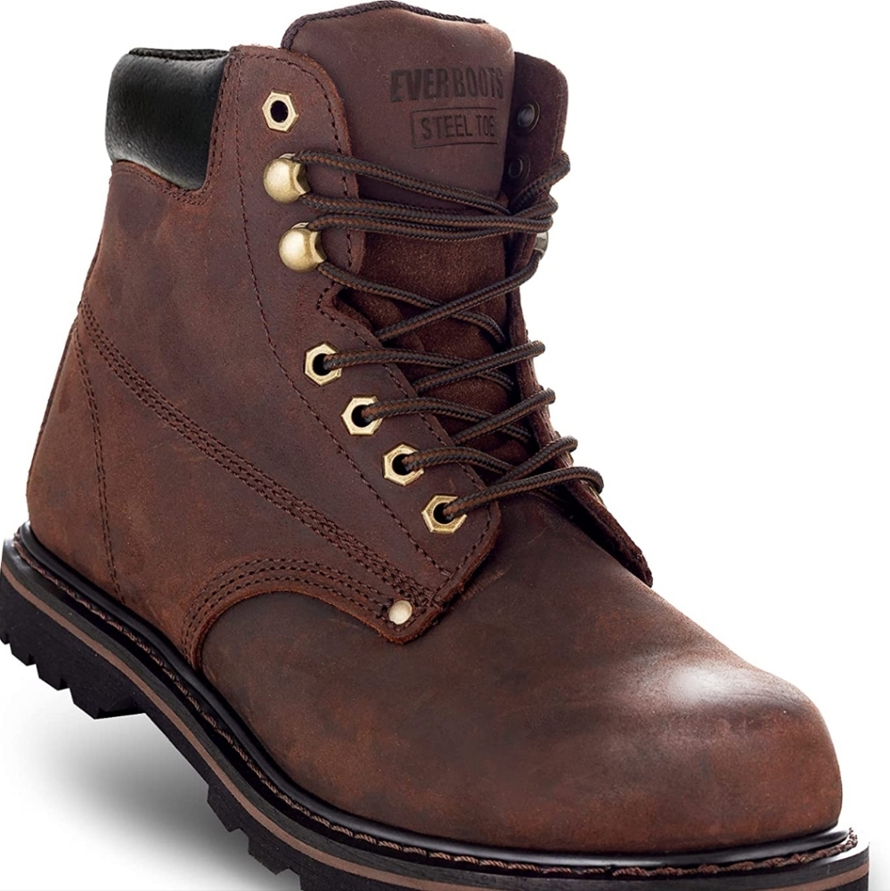 Steel toe boots